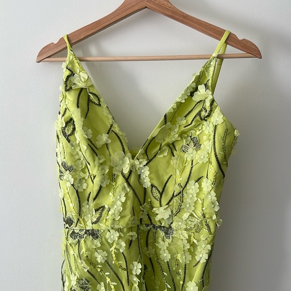 Helsi Green Maxi Floral Dress Size Small - Picture 5 of 8